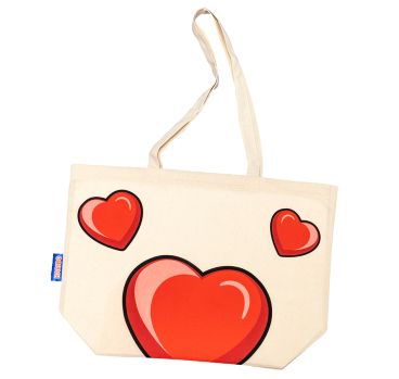 BOLSA ALGODÃO CORAÇÃO