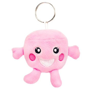PORTA-CHAVES PELUCHE CHAMALLOWS