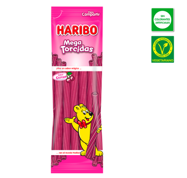 MEGA TORCIDAS CEREJA  200 G