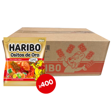Caixa Mini Ursos 400 unidades x 10 G