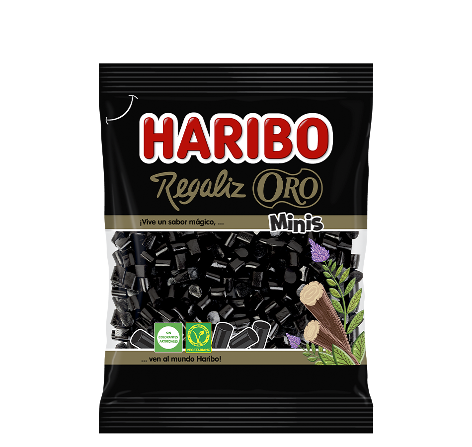 REGALIZ ORO MINIS CAJA 12 UNIDADES 50G