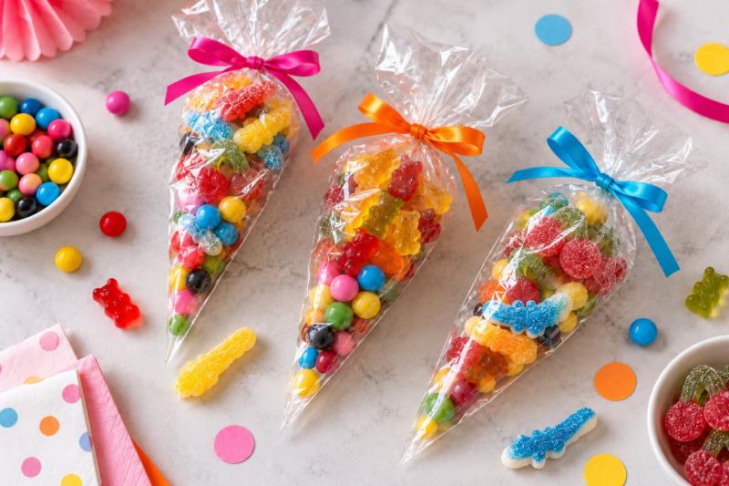 Como fazer um cone de doces passo a passo